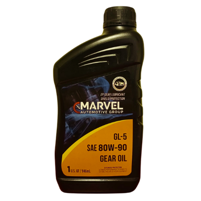 MAR-80W90-1 MARVEL SAE 80W-90 GL-5 GEAR OIL  1 U.S. QZ/ 946mL