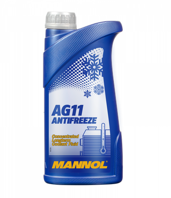 4111-1 MANNOL Concentrated Longterm 100% BLUE Antifreeze 1L