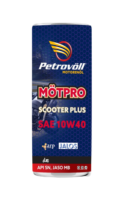 PTR-MOT10W40-1ME Petrovoll 10w40 SN 4-Stroke 4T  Scooter Plus METAL 1L