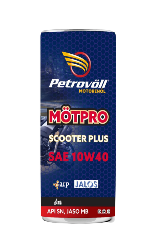 PTR-MOT10W40-1ME Petrovoll 10w40 SN 4-Stroke 4T  Scooter Plus METAL 1L