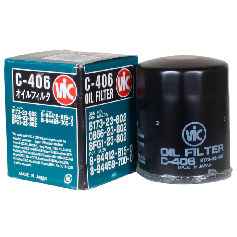 C-406 VIC engine oil filter