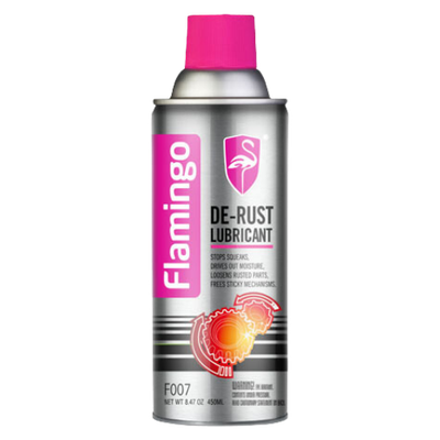 F007 FLAMINGO DE-RUST LUBRICANT 450ML