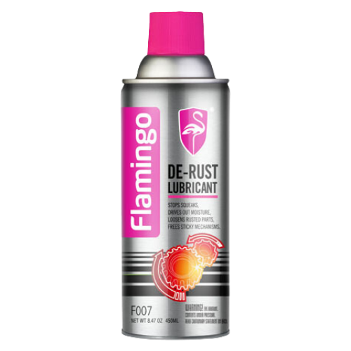F007 FLAMINGO DE-RUST LUBRICANT 450ML