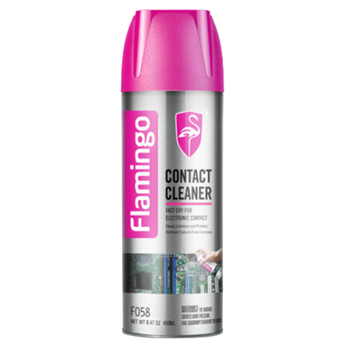 F058 FLAMINGO CONTACT CLEANER 450ML