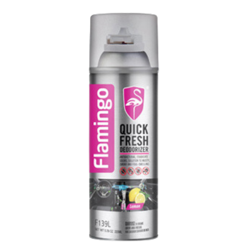 F139L FLAMINGO LEMON QUICK FRESH DEODORIZER 220ML