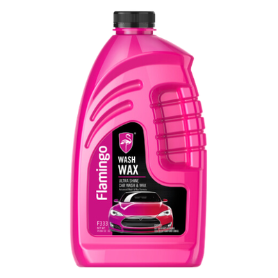 F333 FLAMINGO WASH WAX ULTRA SHINE CAR WASH &amp; WAX 2L