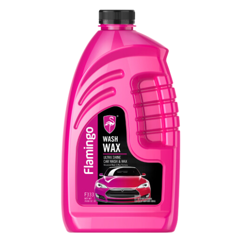 F333 FLAMINGO WASH WAX ULTRA SHINE CAR WASH &amp; WAX 2L