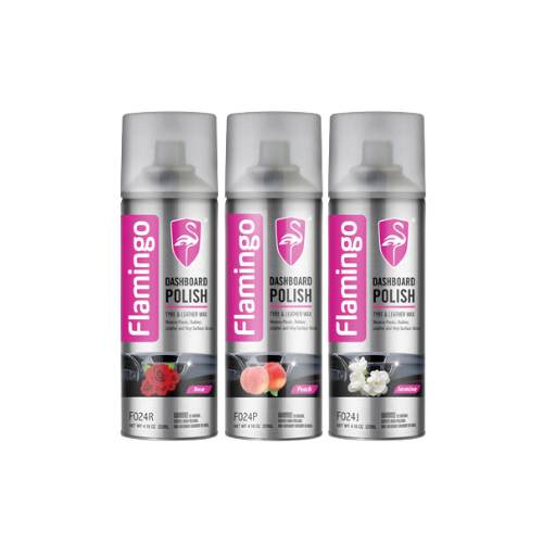 F024 FLAMINGO TYRE &amp; LEATHER POLISH  220ML