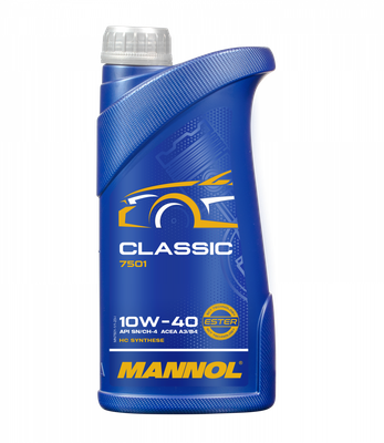 7501 MANNOL CLASSIC SAE 10W-40 SN/CH-4 A3/B4 HC SYNTHESE
