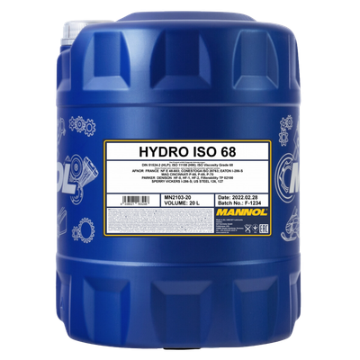 2103 MANNOL HYDRAULIC OIL ISO 68 20L
