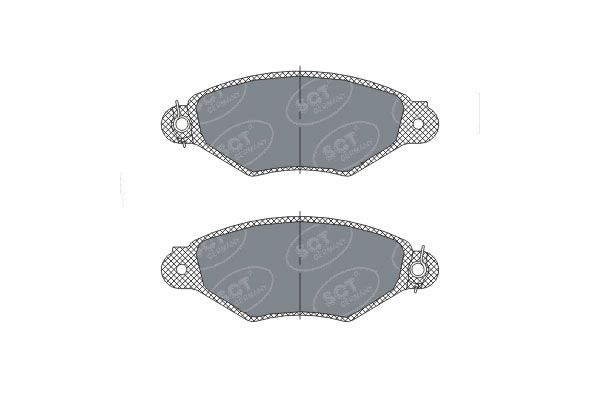 SP312PR BRAKEPAD FRONT SCT-GERMANY D1499 - Peugeot-Renault Kangoo -