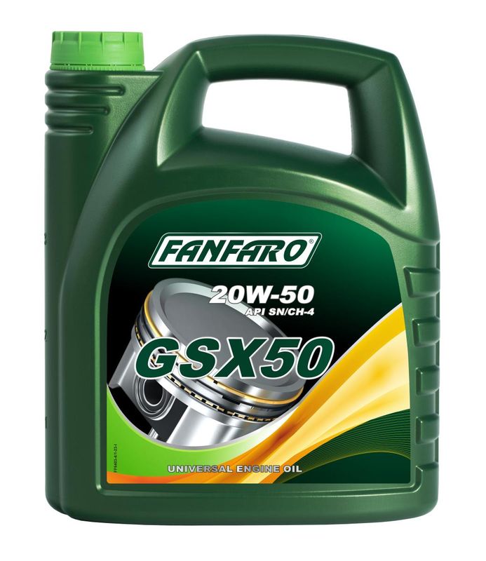 6403-1 FANFARO Motor oil  GSX-50 SAE 20W-50 1L / 4L