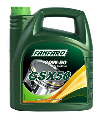 6403-1 FANFARO Motor oil  GSX-50 SAE 20W-50 1L / 4L