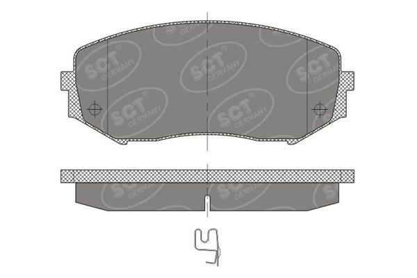 D1188-SP482 SCT-GERMANY BRAKE PADS FRONT - Suzuki