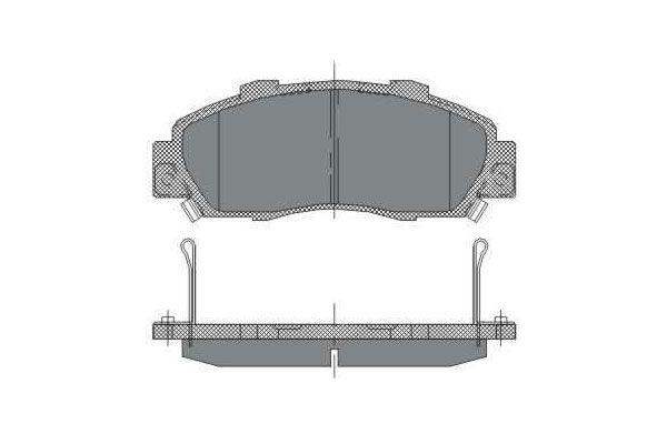D503-SP253 SCT-GERMANY BRAKE PADS FRONT - Honda