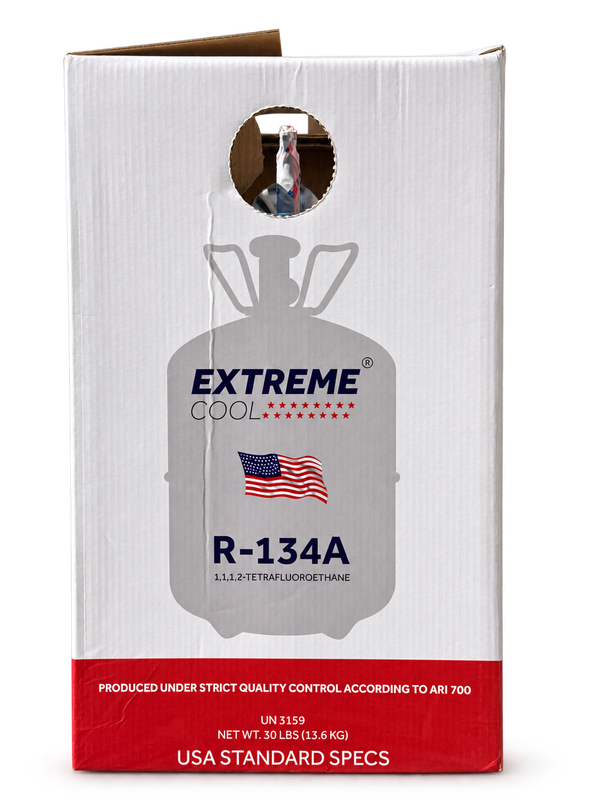 Extreme cool Premium Refrigerent EURO134A Refrigerant R-134a (13.6KG) USA GAS