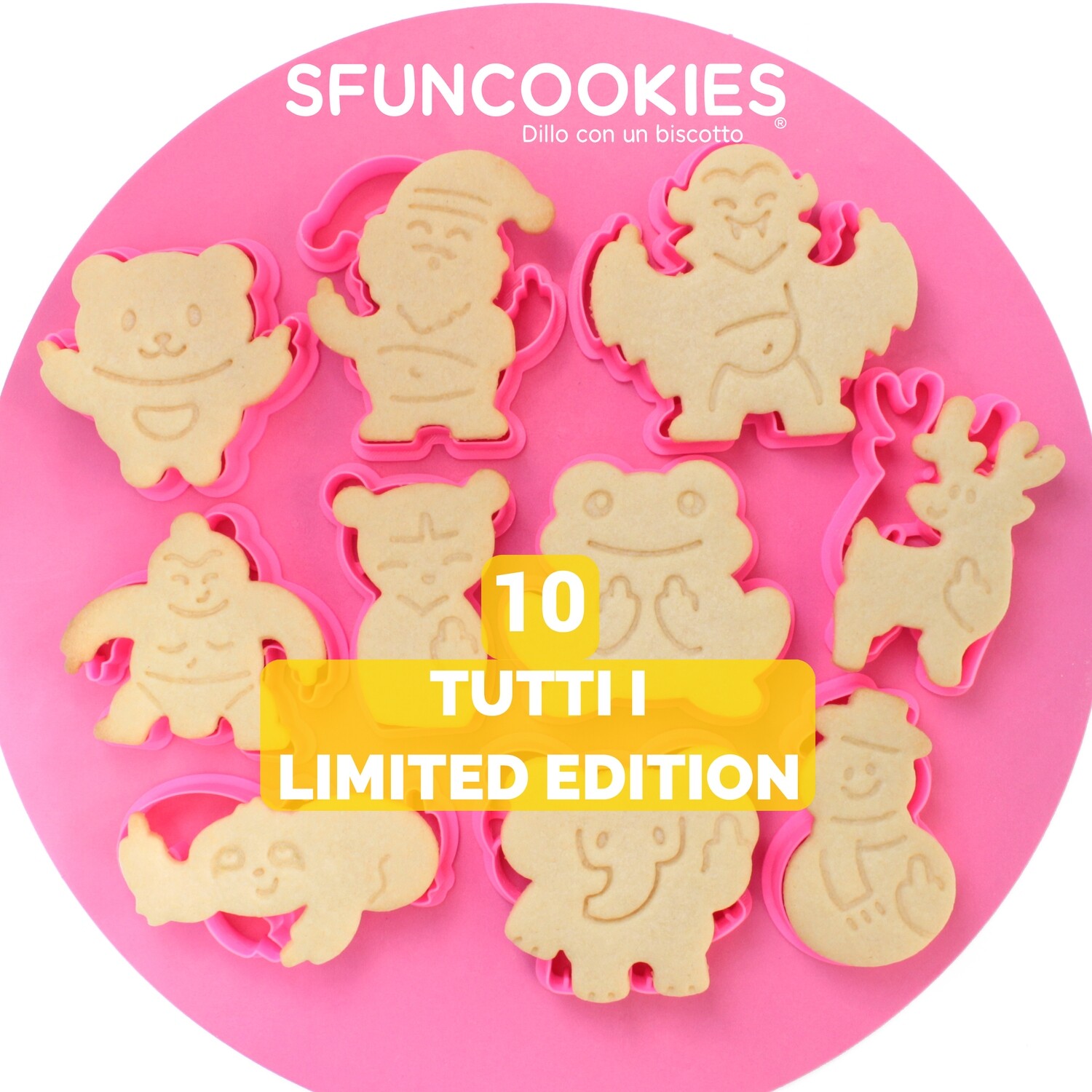 10 SFUNCOOKIES LIMITED EDITION serie completa