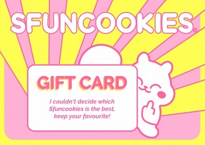 Gift Card Sfuncookies