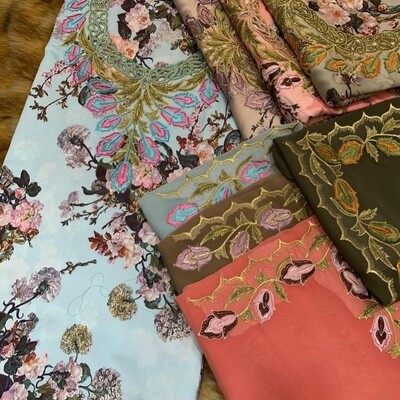 Jalabiya Fabric with Maxi Hijab (pre-sale)