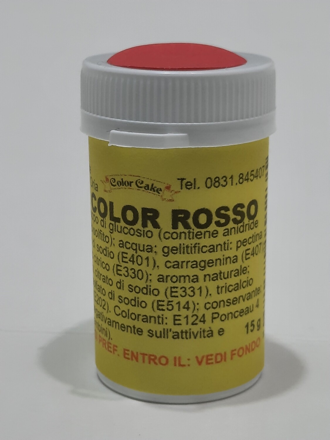 COLORANTE GEL ROSSO
