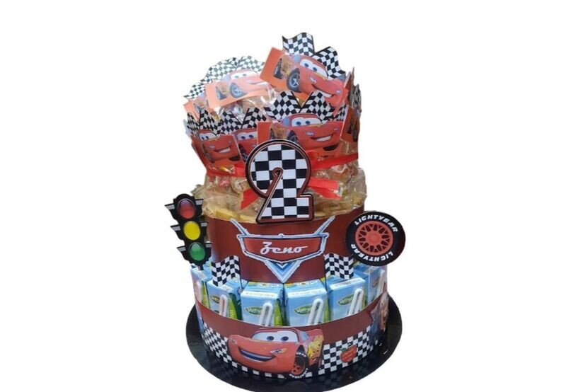 TORTA MERENDINE - SUCCHI - CARAMELLE
TEMA CARS PER 20 BAMBINI