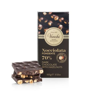 VENCHI Tavoletta Nocciolata Fondente 70% 100 g VENCHI Tavoletta Nocciolata Fondente 70% 100 g