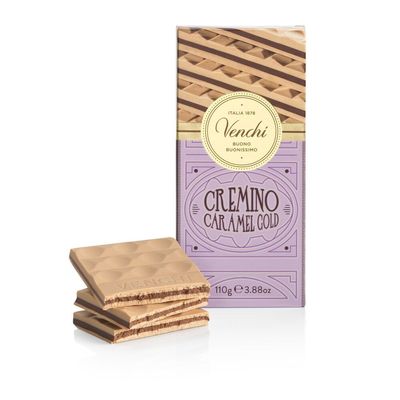 VENCHI Tavoletta Cremino Caramel Gold 100 GR VENCHI Tavoletta Cremino Caramel Gold 100 GR