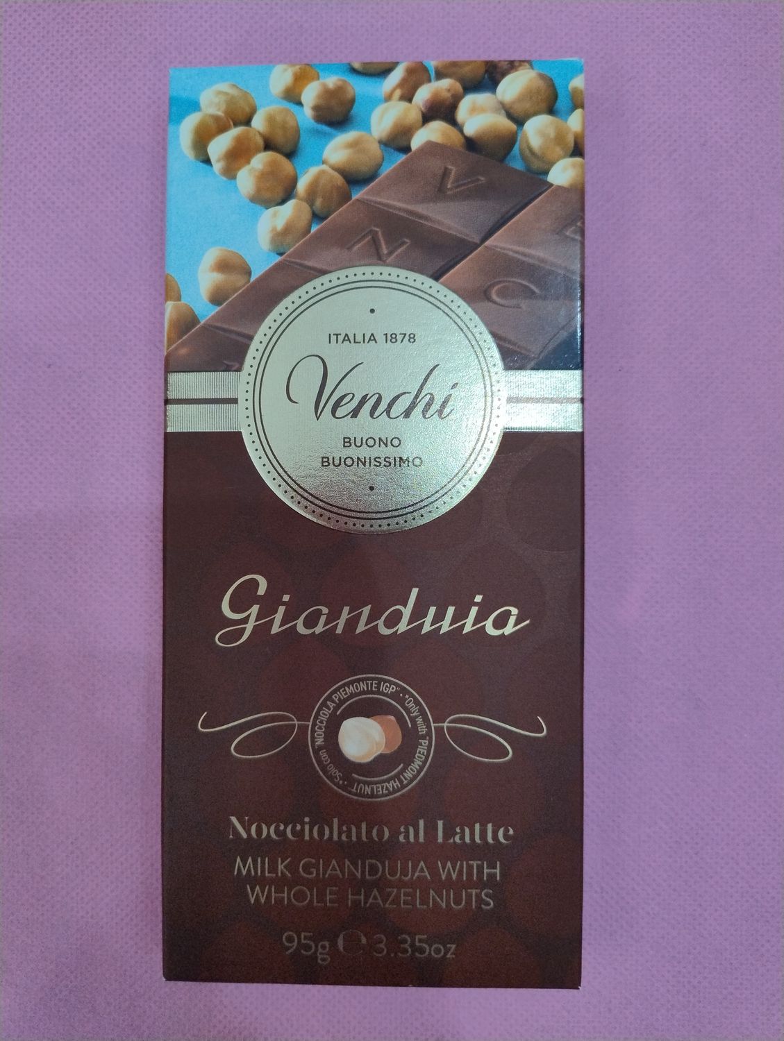 Tavoletta Venchi Gianduia Nocciolato Latte Tavoletta Venchi Gianduia Nocciolato Latte