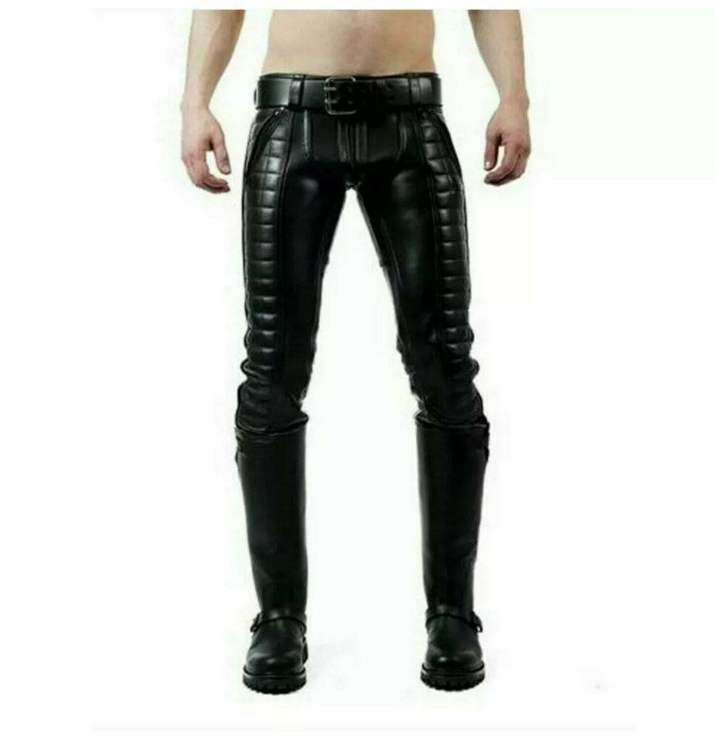 leather jeans gay