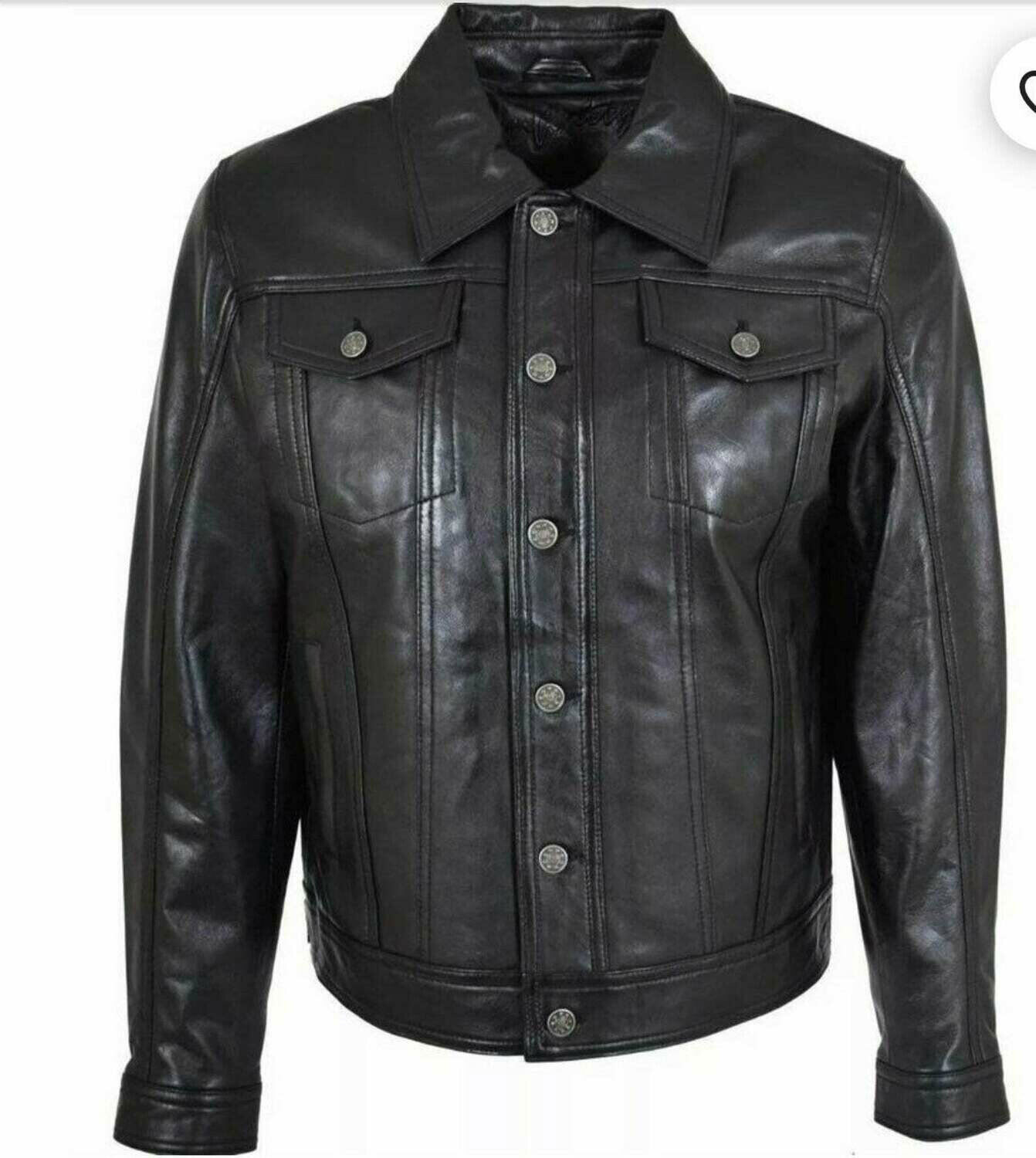 levis leather trucker jacket uk