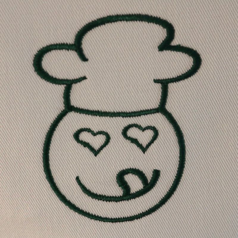 Kochschürze mit gesticktem Lecker-Eifel Logo