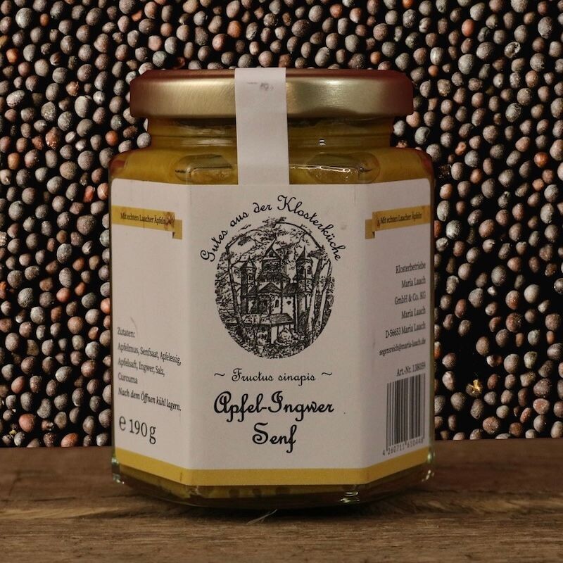 Apfel-Senf mit Ingwer