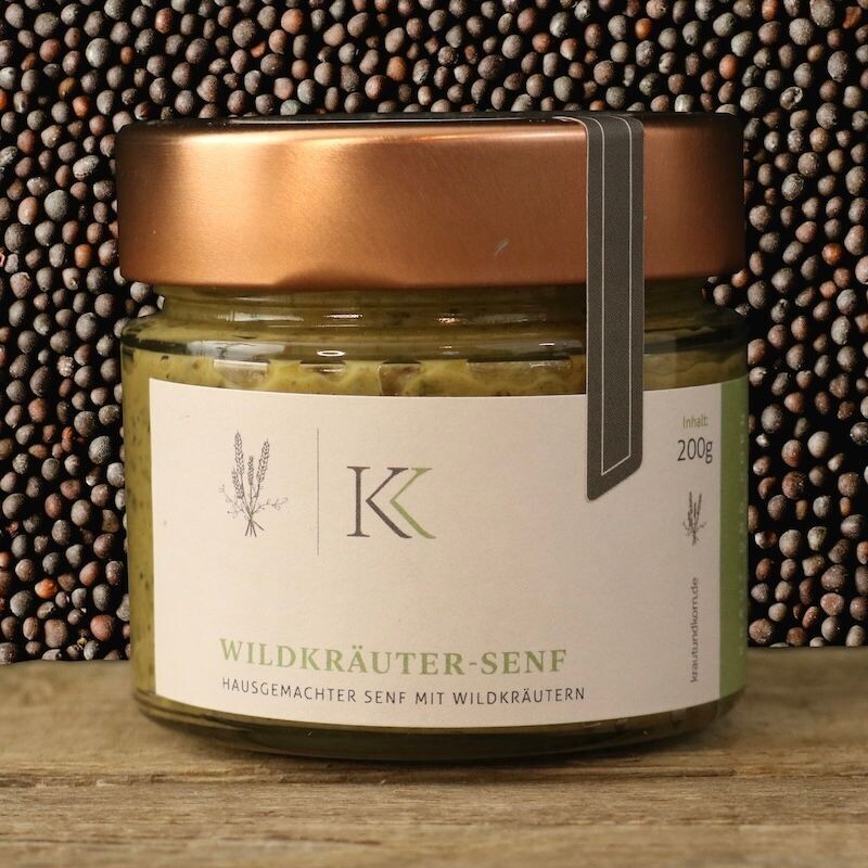 Kraut & Korn Wildkräutersenf Wildkräutersenf von Kraut und Korn 200g