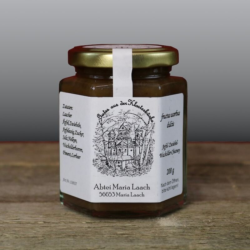 Apfel-Zwiebel Chutney mit Wacholder Maria Laacher Apfel-Chutney mit Wacholder 200g
