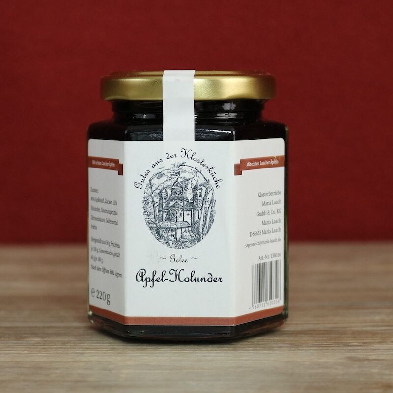 Apfel-Holunder-Gelee Maria Laacher Apfel-Holunder-Gelee 220g