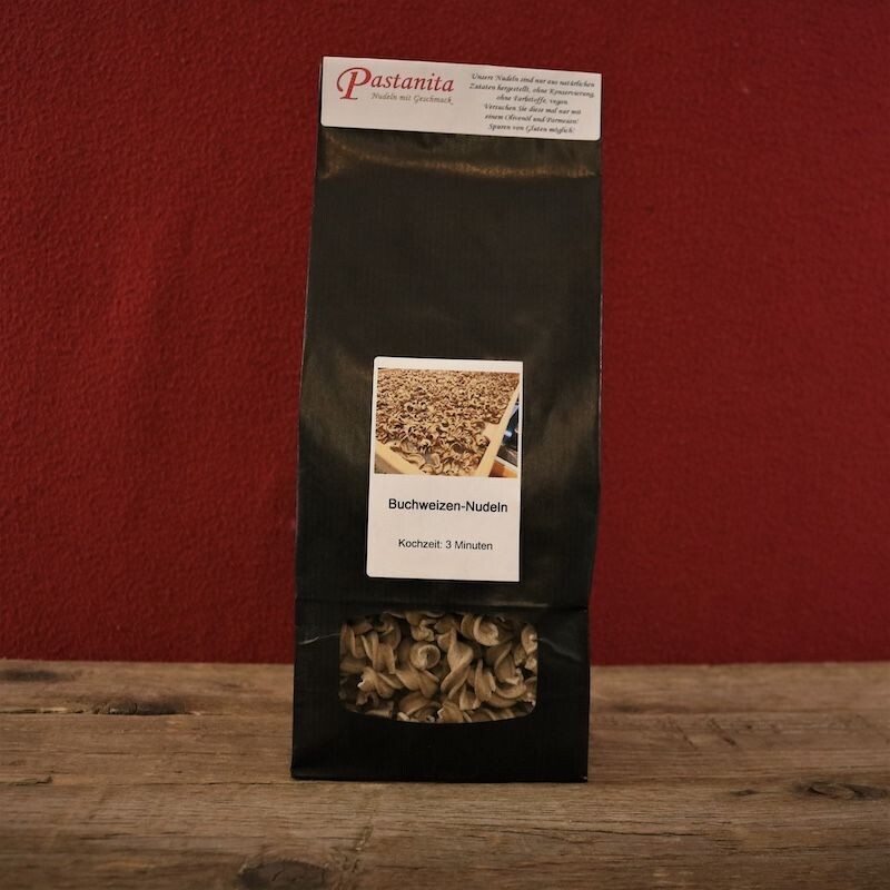 Buchweizennudeln Buchweizennudeln in Papier verpackt von Pastanita 250g