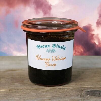 Schwarze Walnüsse Sirup von Vieux Sinzig 130g