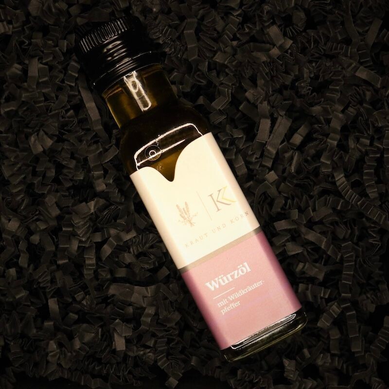 Wildkräuterpfeffer-Würzöl