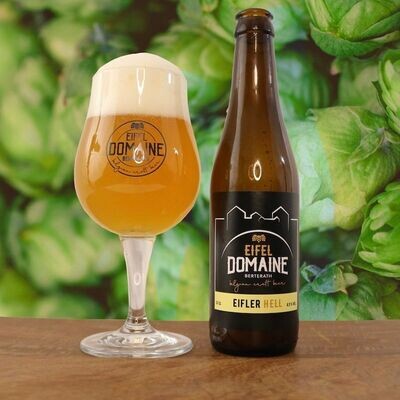 Eifler Hell Bier von der Eifel Domaine Brauerei 0,33l