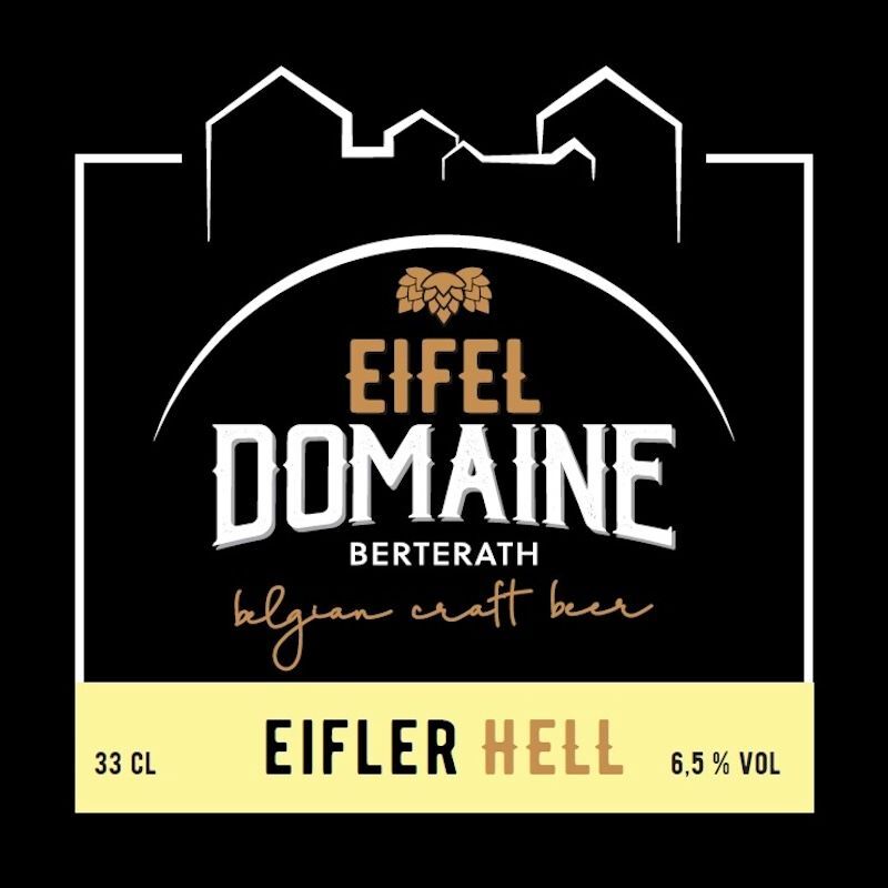 Eifler Hell Bier von der Eifel Domaine Brauerei 0,33l