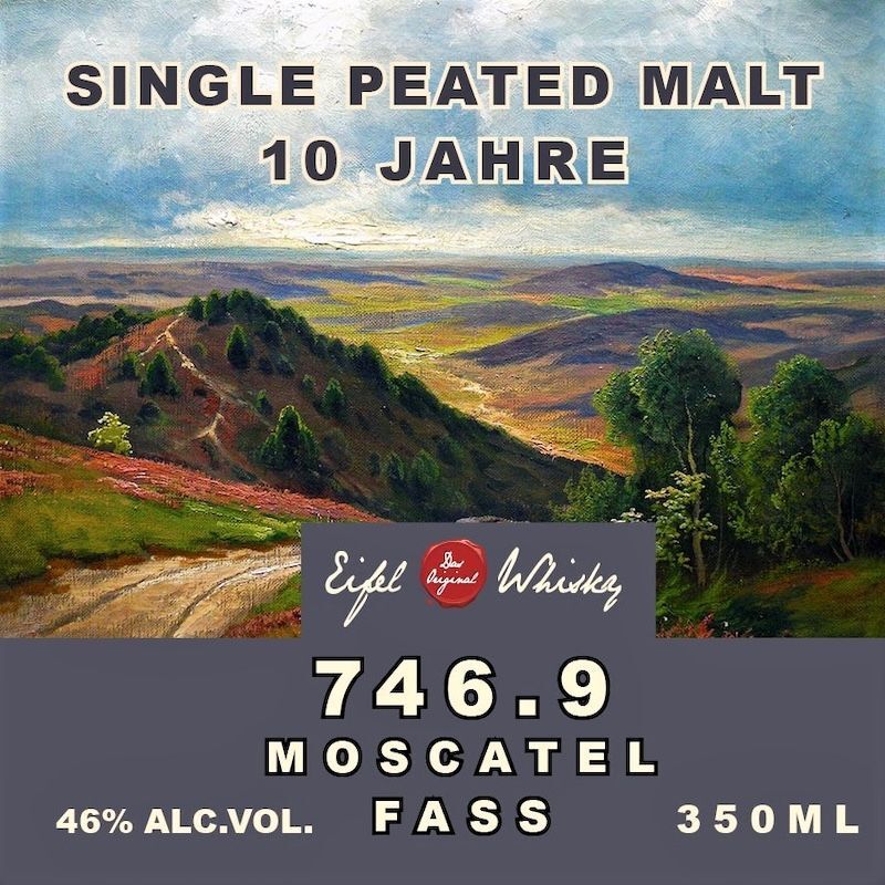Eifel Whisky 746.9 Single Malt getorft 10 Jahre alt 350ml