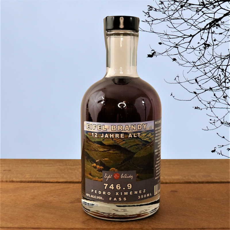 746.9 Eifel-Brandy-12Y Eifel Whisky 746.9 Eifel Brandy- 12 Jahre alt 350ml