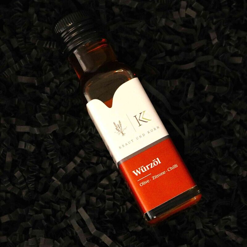 Würzöl Olive-Zitrone-Chili