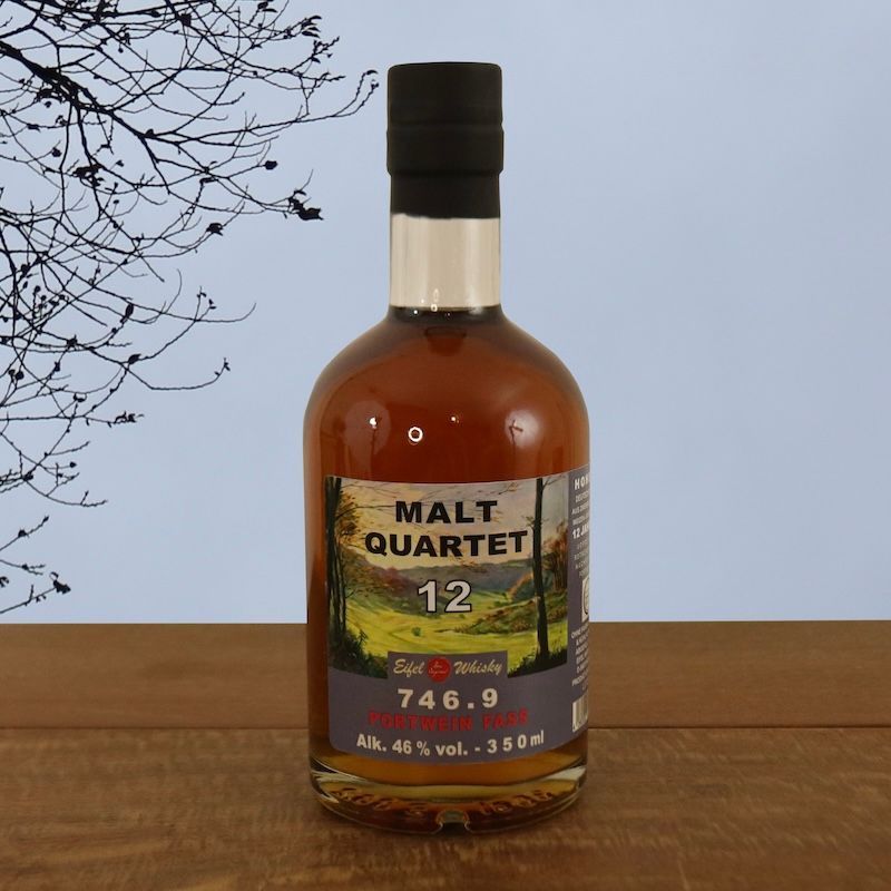 746.9 Malt Quartet- 12y Port Cask Eifel Whisky 746.9 Malt Quartet- 12 Jahre im Rotweinfass gelagert 350ml