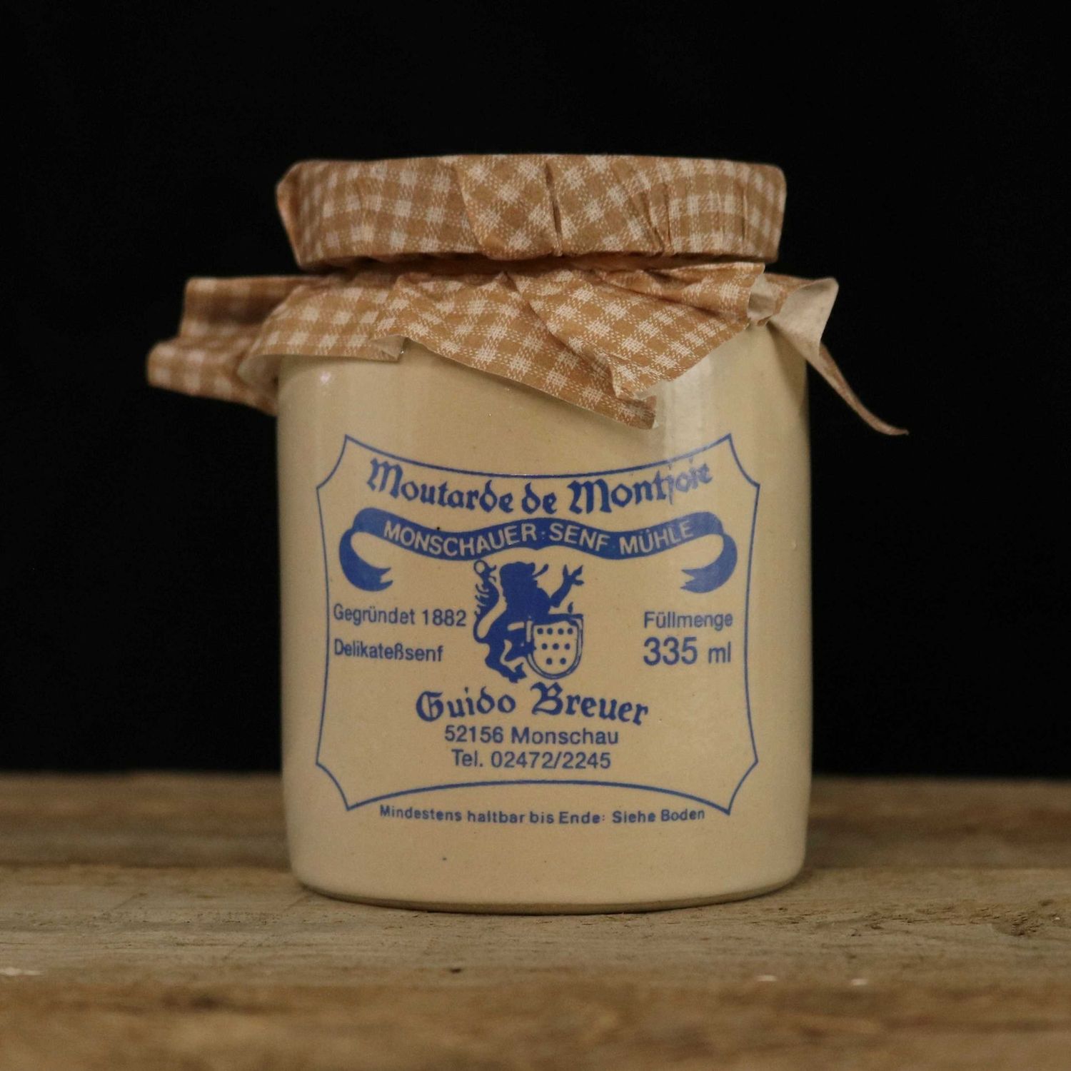 Bier Senf aus der Monschauer Senfmühle 335g