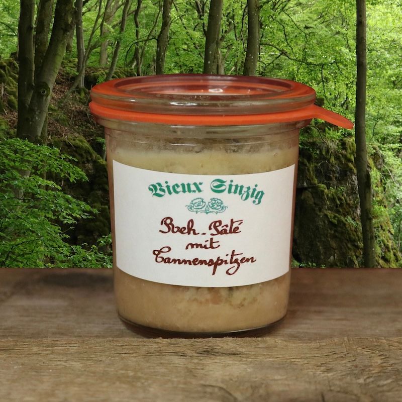 Reh-Paté mit Tannenspitzen Reh-Paté mit Tannenspitzen von Vieux Sinzig 100g