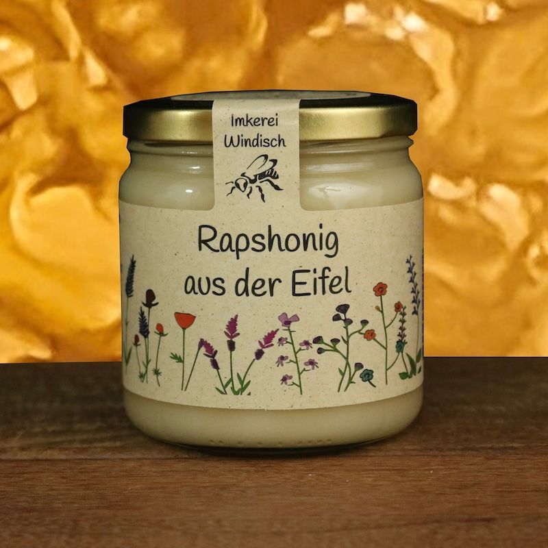 Rapshonig aus der Eifel von der Imkerei Windisch 500g