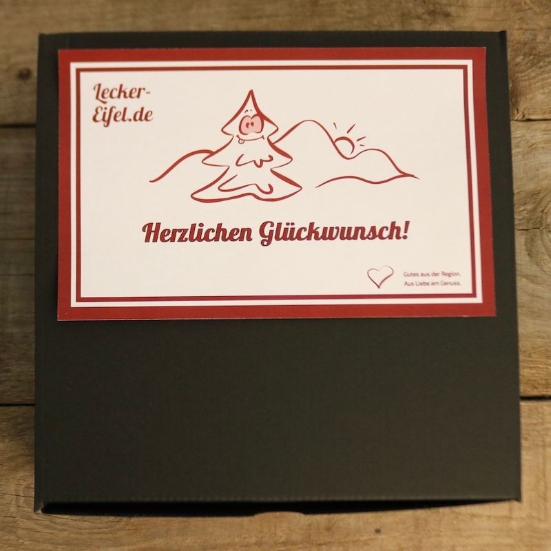 Herzlichen Glückwunsch!- Geschenkbox Herzlichen Glückwunsch!- Geschenkbox