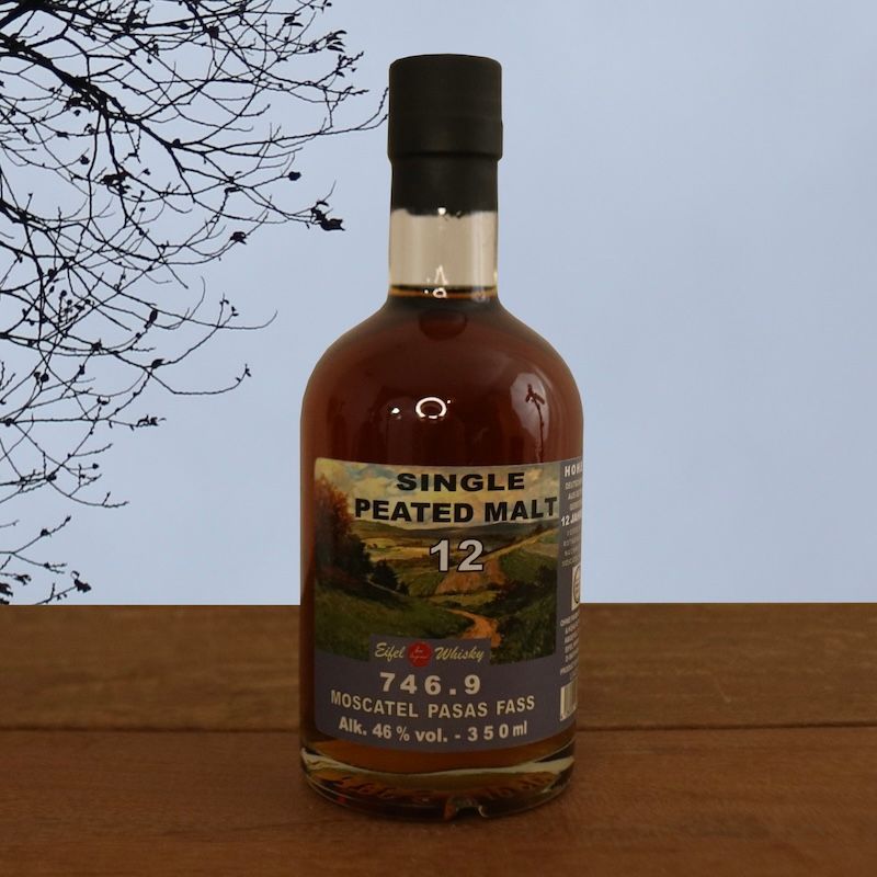 Eifel Whisky 746.9 Single Peated Malt 12 Jahre Moscatel Cask