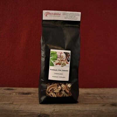 Dinkel-Spirelli-Mix Nudeln pikant von Pastanita in Papierverpackung 250g